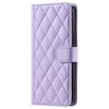 Samsung Galaxy S26+ Luxury Quilted Wallet Case - Purple