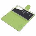 Samsung Galaxy S26+ Mercury Goospery Fancy Diary Wallet Case - Blue