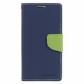 Samsung Galaxy S26+ Mercury Goospery Fancy Diary Wallet Case - Blue