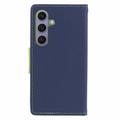 Samsung Galaxy S26+ Mercury Goospery Fancy Diary Wallet Case - Blue