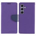 Samsung Galaxy S26+ Mercury Goospery Fancy Diary Wallet Case - Purple