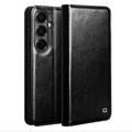 Samsung Galaxy S26+ Qialino Classic Wallet Leather Case - Black