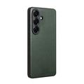 Samsung Galaxy S26+ Qialino Smart View Flip Leather Case - Green