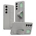 Samsung Galaxy S26+ Smart Hybrid Case with Standing Grip - Titanium Grey