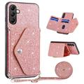 Samsung Galaxy S26+ Stardust Case with Card Holder - Pink