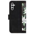 Samsung Galaxy S27 Floral Wallet Case with Card Slots - Black