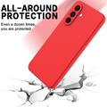 Samsung Galaxy S27 Liquid Silicone Case with Hand Strap - Red