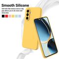 Samsung Galaxy S27 Liquid Silicone Case with Hand Strap - Yellow