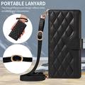 Samsung Galaxy S27 Pro Luxury Quilted Wallet Case - Black