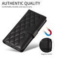 Samsung Galaxy S27 Pro Luxury Quilted Wallet Case - Black