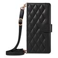Samsung Galaxy S27 Pro Luxury Quilted Wallet Case - Black