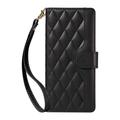 Samsung Galaxy S27 Pro Luxury Quilted Wallet Case - Black