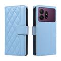 Samsung Galaxy S27 Pro Luxury Quilted Wallet Case - Blue