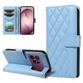 Samsung Galaxy S27 Pro Luxury Quilted Wallet Case - Blue