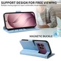 Samsung Galaxy S27 Pro Luxury Quilted Wallet Case - Blue