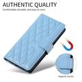 Samsung Galaxy S27 Pro Luxury Quilted Wallet Case - Blue