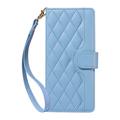 Samsung Galaxy S27 Pro Luxury Quilted Wallet Case - Blue