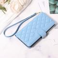 Samsung Galaxy S27 Pro Luxury Quilted Wallet Case - Blue