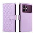 Samsung Galaxy S27 Pro Luxury Quilted Wallet Case - Purple
