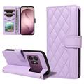 Samsung Galaxy S27 Pro Luxury Quilted Wallet Case - Purple