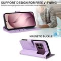 Samsung Galaxy S27 Pro Luxury Quilted Wallet Case - Purple