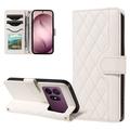 Samsung Galaxy S27 Pro Luxury Quilted Wallet Case - White