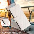 Samsung Galaxy S27 Pro Luxury Quilted Wallet Case - White