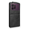 Samsung Galaxy S27 Pro Vertical Flip Case with Stand - Black
