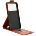 Samsung Galaxy S27 Pro Vertical Flip Case with Stand - Brown