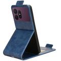 Samsung Galaxy S27 Pro Vertical Flip Case with Stand - Dark Blue