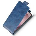 Samsung Galaxy S27 Pro Vertical Flip Case with Stand - Dark Blue