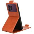 Samsung Galaxy S27 Ultra Vertical Flip Case with Stand - Brown