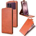 Samsung Galaxy S27 Ultra Vertical Flip Case with Stand - Brown