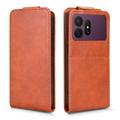 Samsung Galaxy S27 Ultra Vertical Flip Case with Stand - Brown