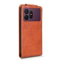 Samsung Galaxy S27 Ultra Vertical Flip Case with Stand - Brown