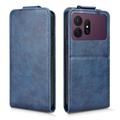 Samsung Galaxy S27 Ultra Vertical Flip Case with Stand - Dark Blue