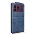 Samsung Galaxy S27 Ultra Vertical Flip Case with Stand - Dark Blue