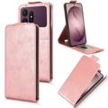 Samsung Galaxy S27 Ultra Vertical Flip Case with Stand - Rose Gold