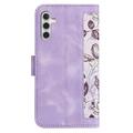 Samsung Galaxy S27+ Floral Wallet Case with Card Slots - Light Purple