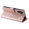 Samsung Galaxy S27+ Mandala Wallet Case with Wrist Strap - Pink
