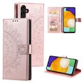 Samsung Galaxy S27+ Mandala Wallet Case with Wrist Strap - Pink