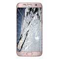 Samsung Galaxy S7 Edge LCD and Touch Screen Repair (GH97-18533E) - Pink
