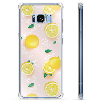 Samsung Galaxy S8 Hybrid Case - Lemon Pattern