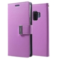 Samsung Galaxy S9 Mercury Rich Diary Wallet Case (Bulk) - Purple