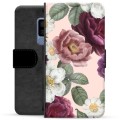 Samsung Galaxy S9+ Premium Wallet Case - Romantic Flowers