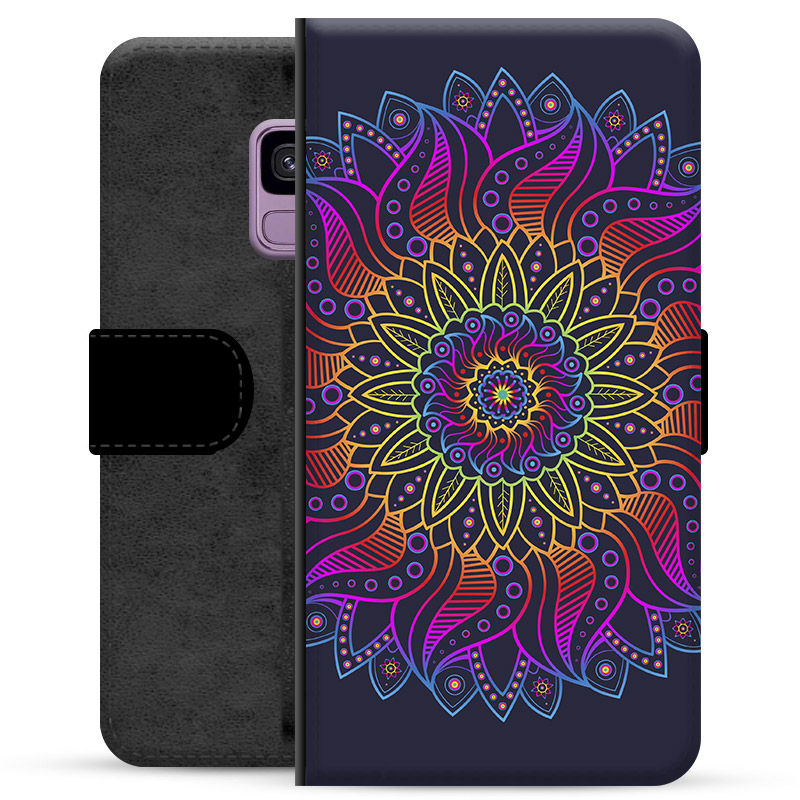 Samsung Galaxy S9 Premium Wallet Case - Colorful Mandala