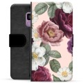 Samsung Galaxy S9 Premium Wallet Case - Romantic Flowers