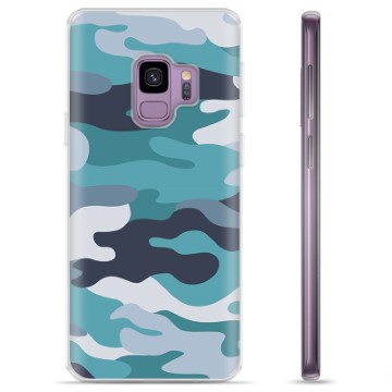 Samsung Galaxy S9 TPU Case - Blue Camouflage
