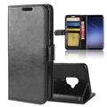 Samsung Galaxy S9 Wallet Case with Magnetic Closure - Black