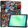 Samsung Galaxy Tab A11/A9 Tri-Fold Series Smart Folio Case - Graffiti